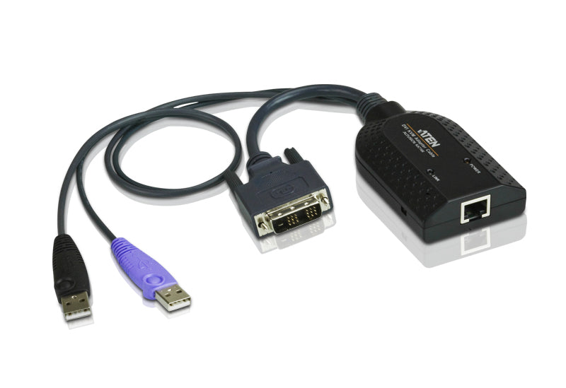 Aten KVM Cable Adapter with RJ45 to DVI, USB for KH, KL, KM and KN series Aten KVM Cable Adapter with RJ45 to DVI, USB for KH, KL, KM and KN series